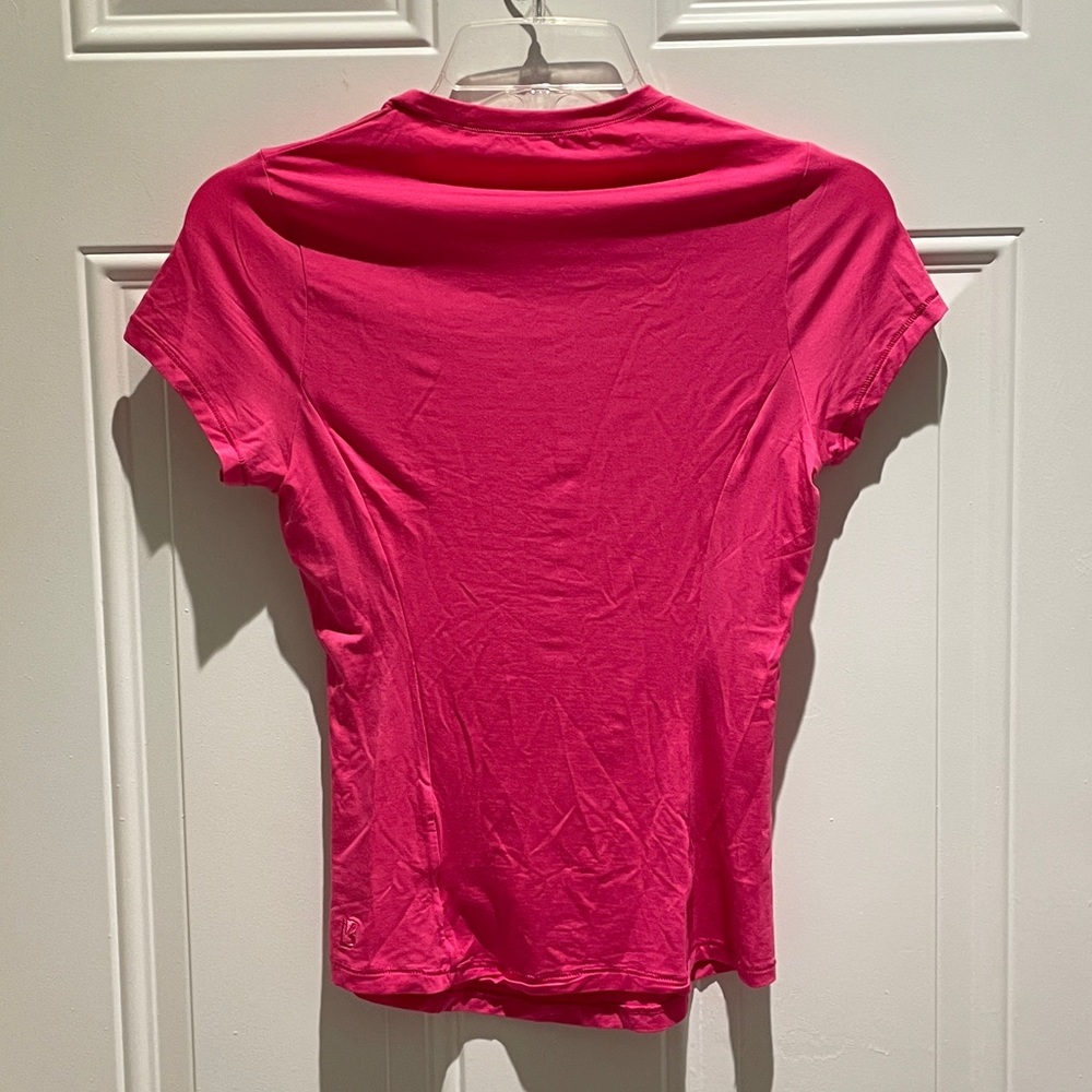 Buffbunny Pink Crush Halo Full Length Tee Short Sleeve Crew Size Medium (Small) - Picture 14 of 14